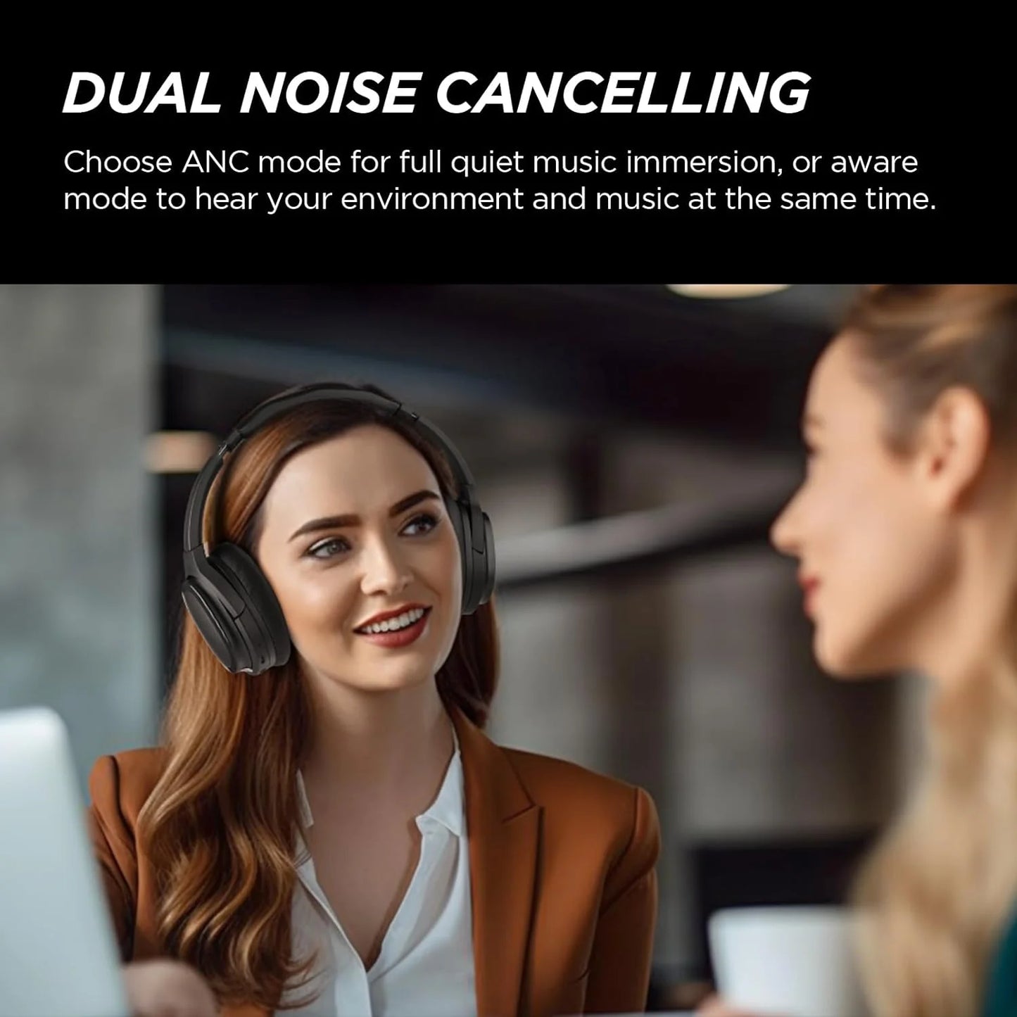 Active Noise Cancelling Headphones Wireless