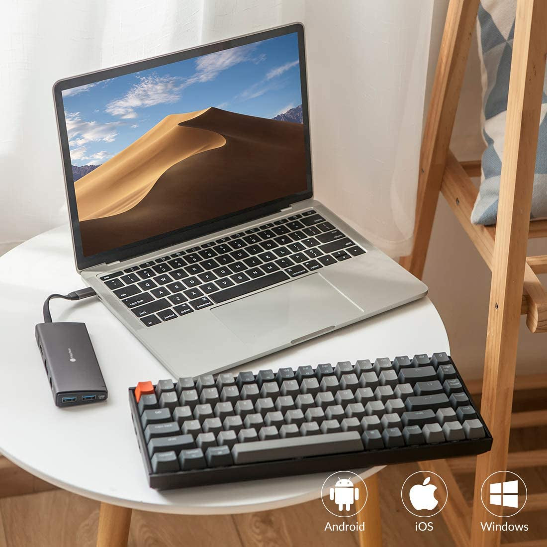 RGB Wireless Mechanical Keyboard for Mac or Windows
