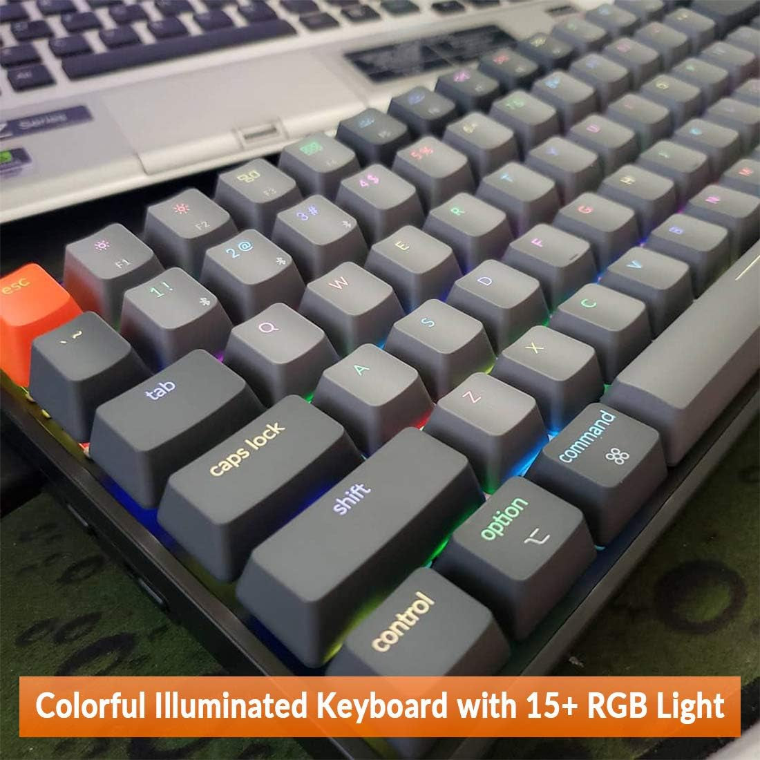 RGB Wireless Mechanical Keyboard for Mac or Windows