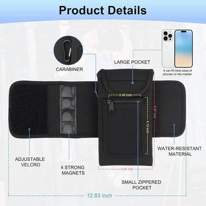 Magnetic Gym Water Bottle Bag Holder