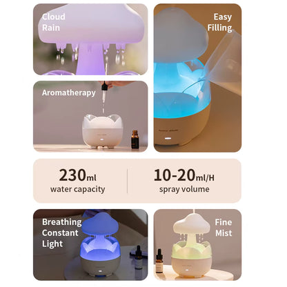 Mushroom Air Humidifier Led
